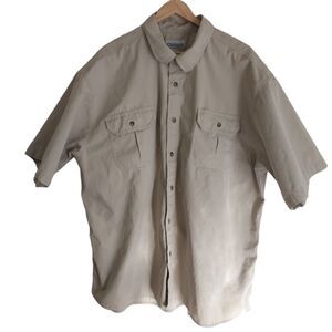 Men's Carhartt shirt short sleeve 2XL buttons